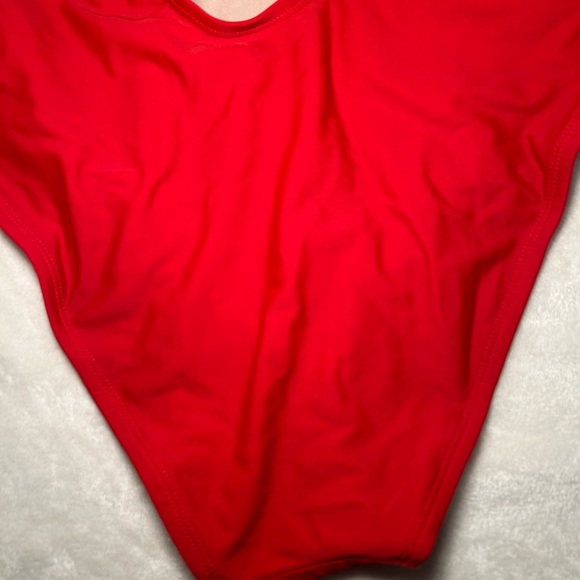 Kona Sol Vibrant Red Swimsuit - Picture 5 of 8